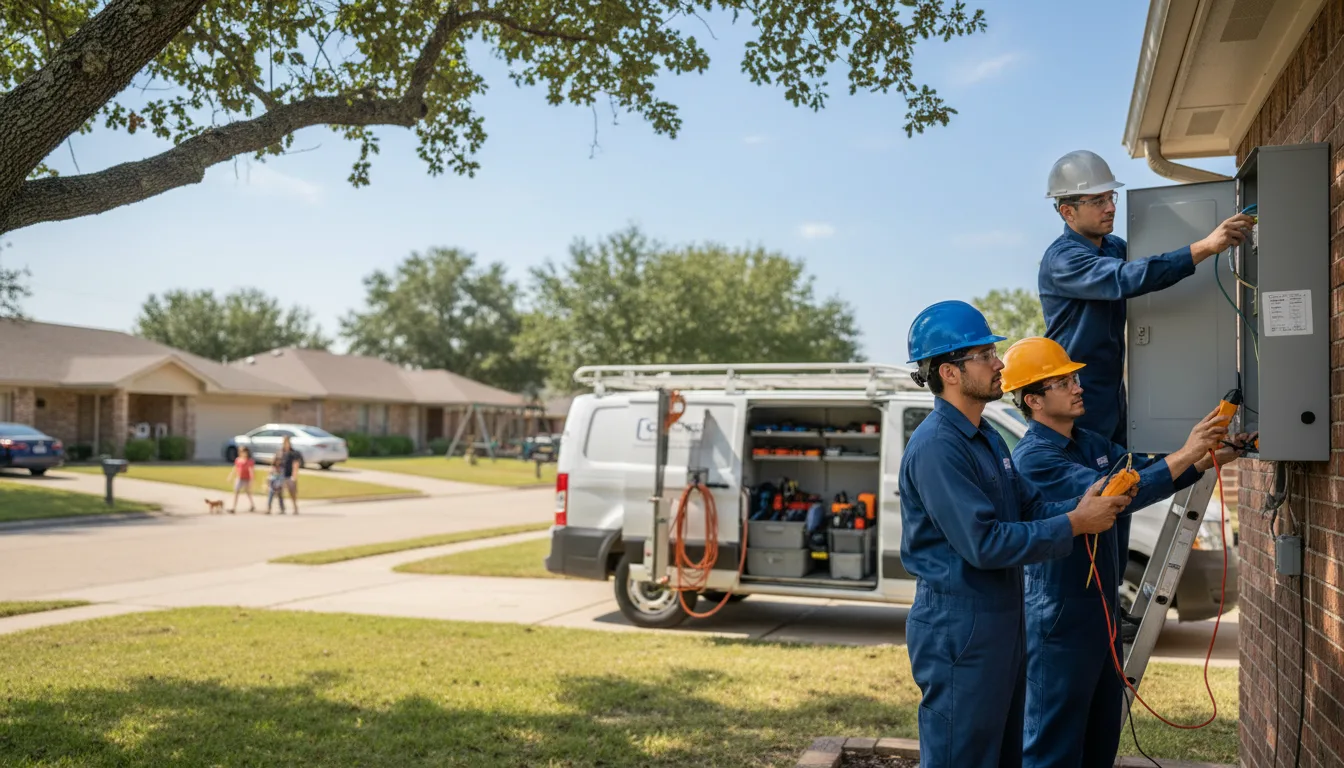 Certified electrician providing emergency electrical services in Gasport, NY